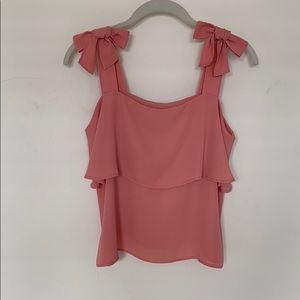 Blush Bow Top